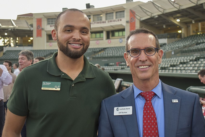 Tim Thomas and Jeff Burkee