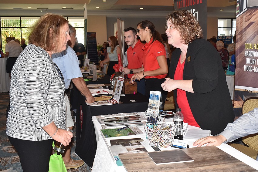 A representative from each business was always present and chatting with interested attendees.