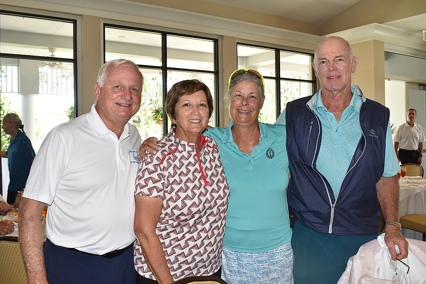 Mike and Elaine Cichon with Marcie and Terry McGovern