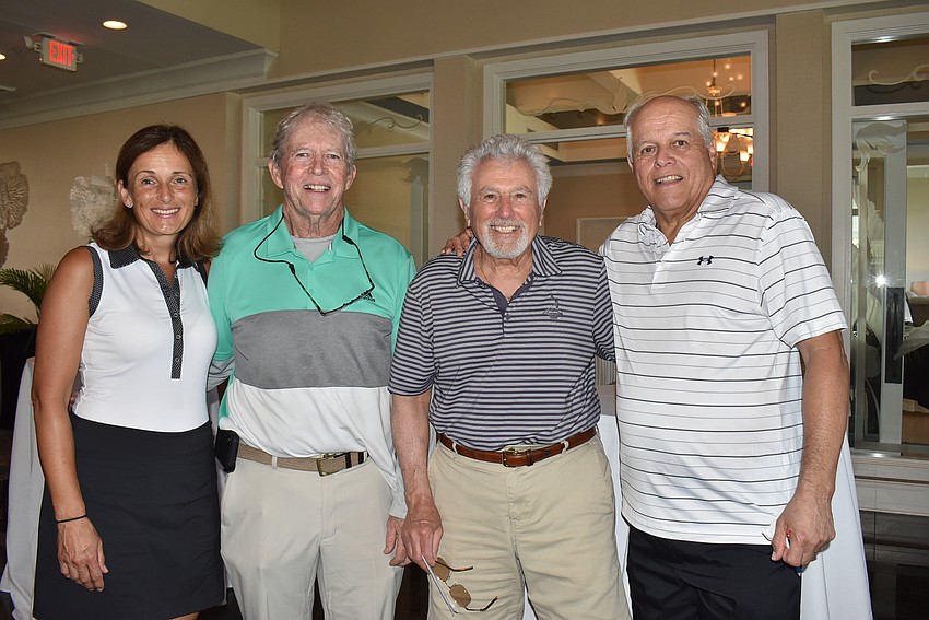 Katherine Jauernig, Bob Curry, Frank Mondi and Dino Sifuentes