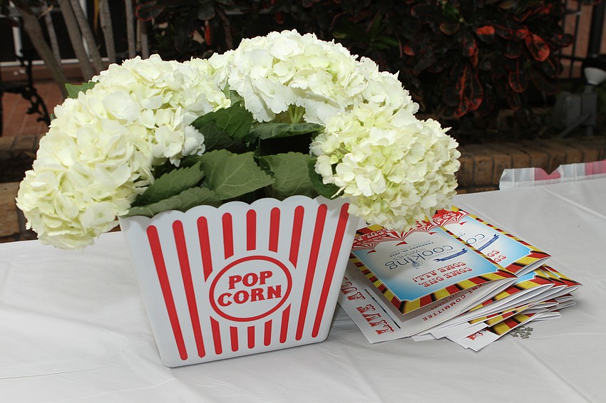 Guests were met with circus decor upon their arrival.
