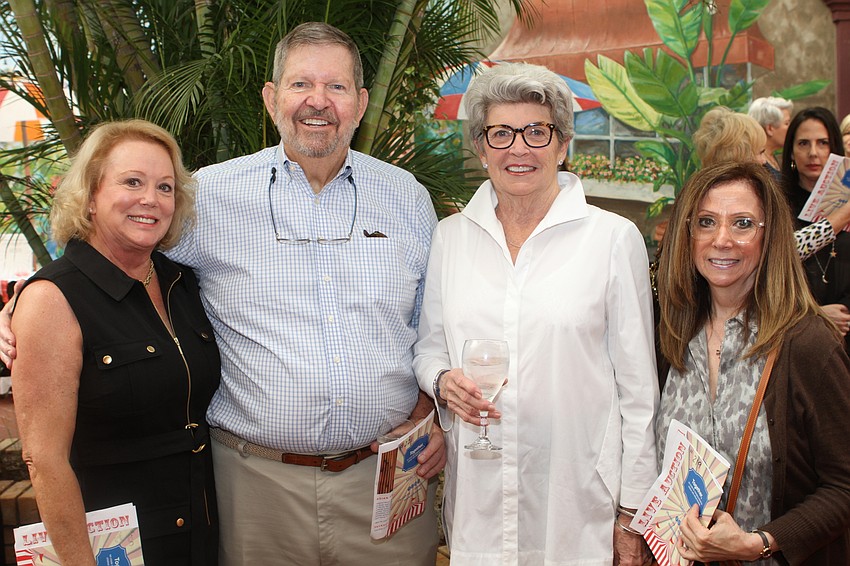 Mary Frances Bacher with Tom and Polly Moles and Julie DeCarlo