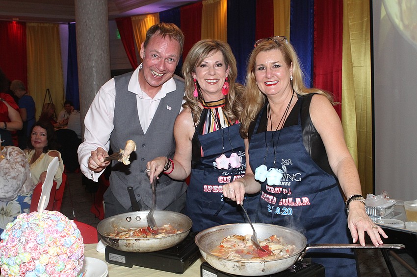 Brent Greeno with Michelle Sengalub and Kelly Abercrombie