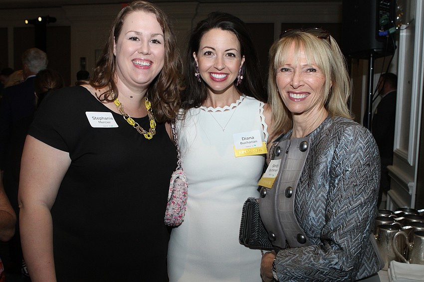 Stephanie Mercier with Diana and Sandy Buchanan