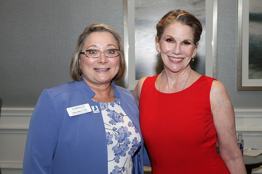 Debbie Mason and speaker Melissa Gilbert