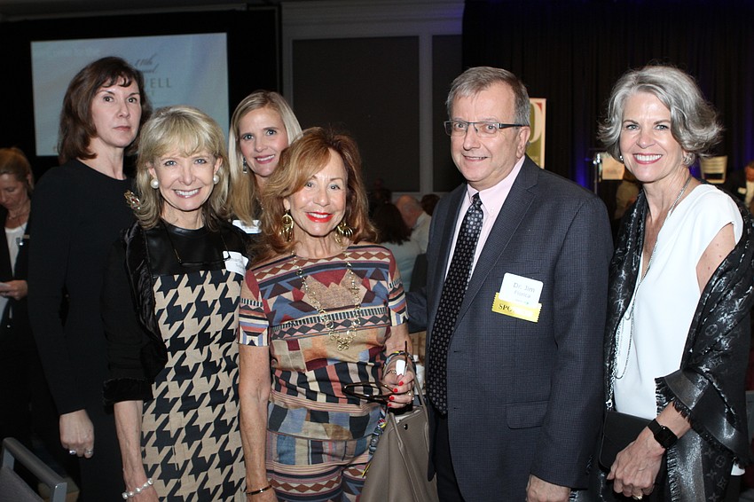 Michelle Butler, Jen Douglas, Charlie Ann Syprett, Eileen Curd, Dr. Jim Fiorca and Sally Schule