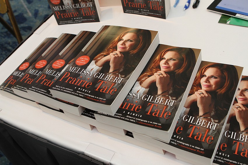 Book copies were up for purchase after the lunch.