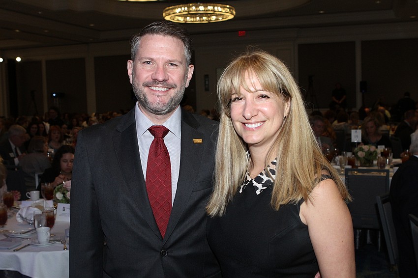 President and CEO Jonathan Fleece and Amy Fleece