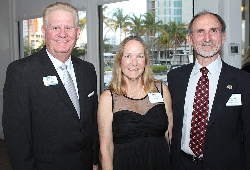 John Brown with Hildy Dupre and honoree C.J. Dupre