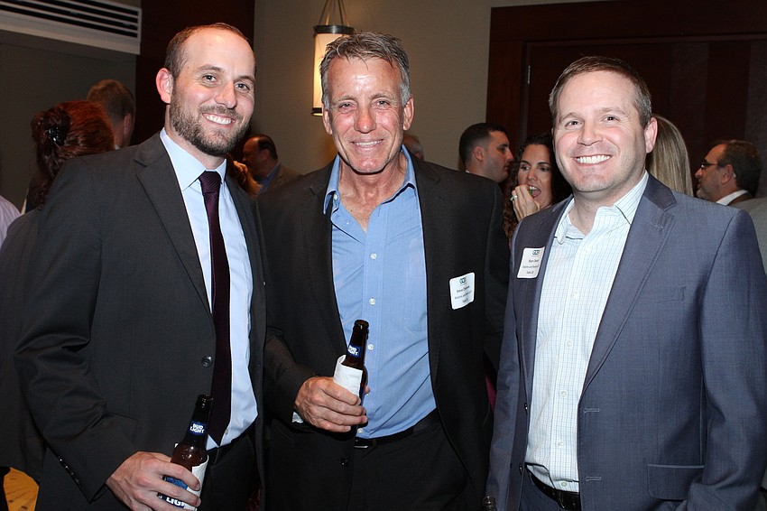 Drew and Steve Chesanek with Ryan Owen