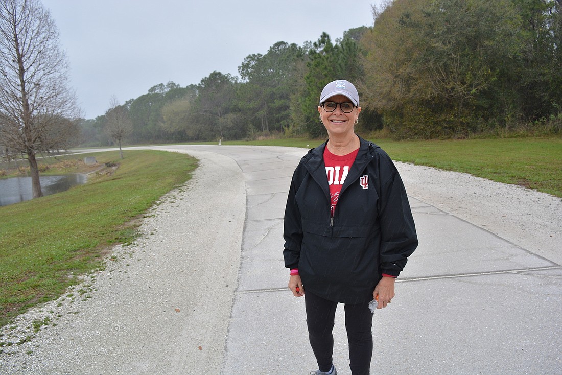 Summerfield resident Betsy Hall walks from her home to Greenbrook Adventure Park daily and said safety has become a problem. She said the district&#39;s plan to create separate pathways for walkers and vehicles will improve safety.