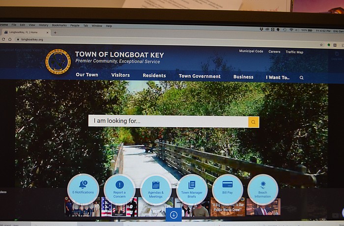 A series of buttons make navigation from the home page easy.