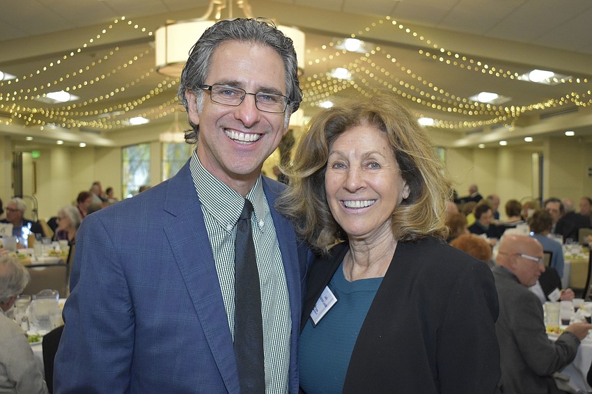 Rabbi Brenner Glickman and his mother Judy Glickman Lauder