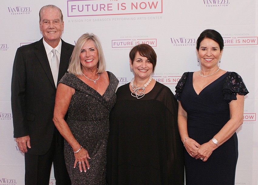 Board chair Jim Travers, co-Chairwoman Susan Travers,  CEO Cheryl Mendelson and co-Chairwoman Kathy Martella