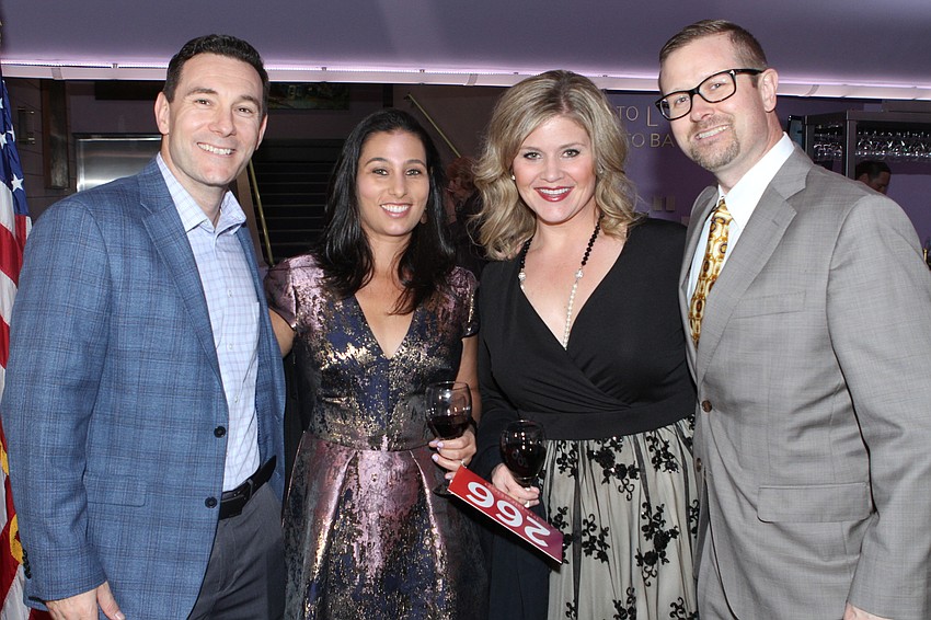 Nick and Danielle Roberts with Jen and Nick Ayotte