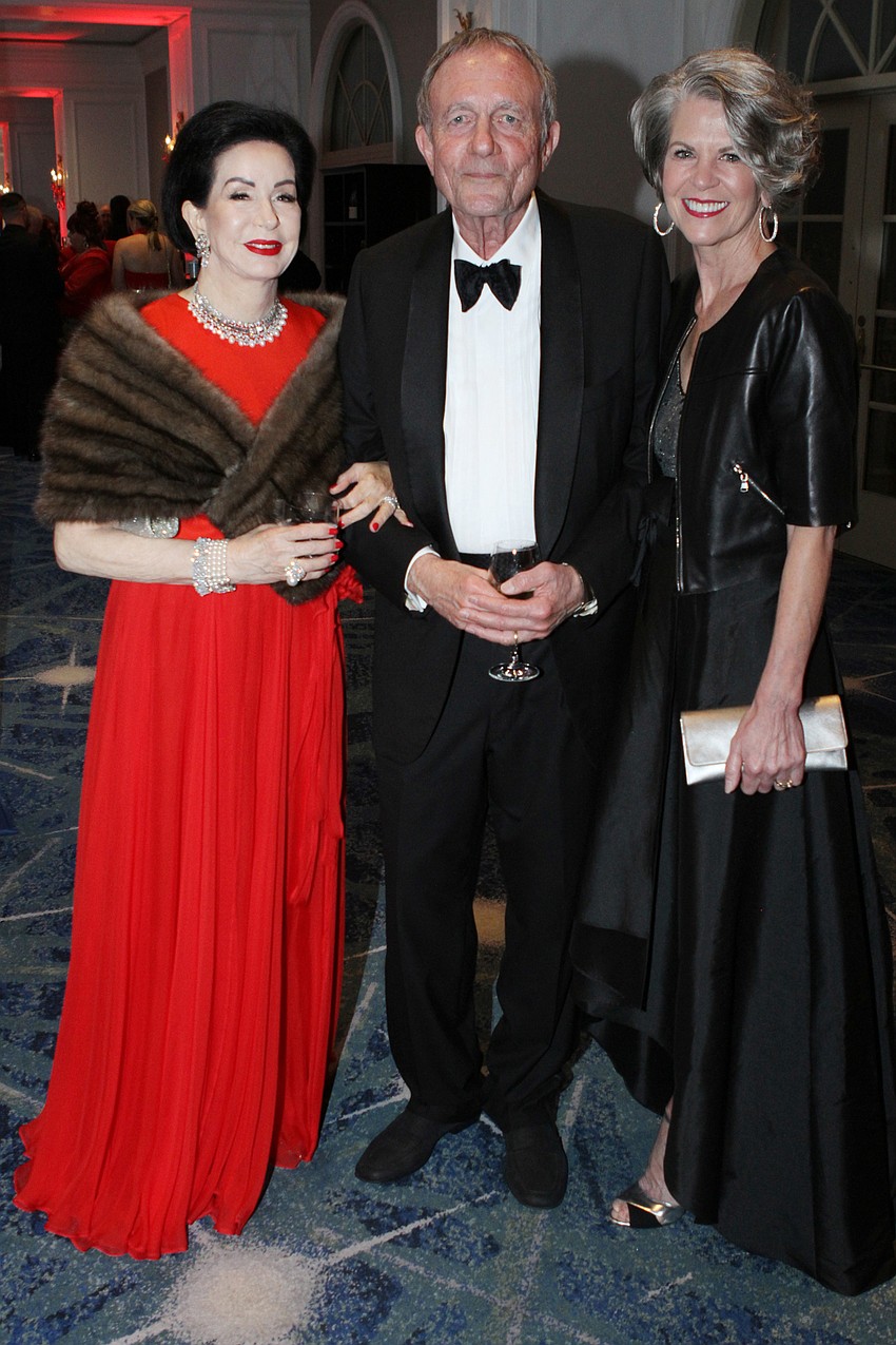 Jacqueline and David Morton with Sally Schule