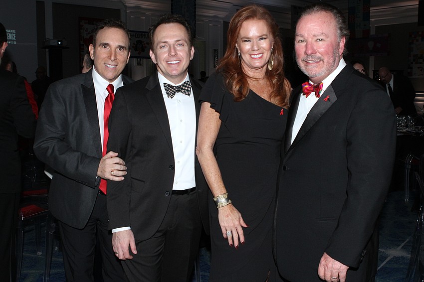 Brian Lipton and Joseph Gianguzzo with Terri and Michael Klauber