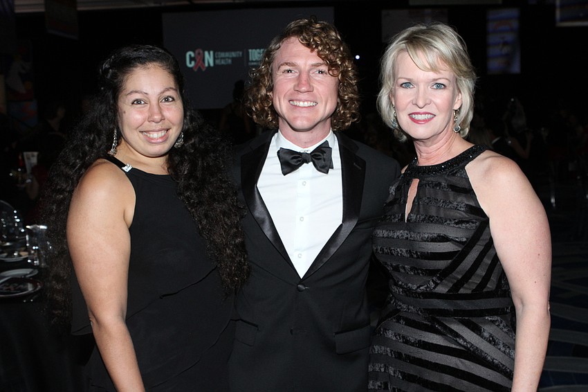 Alia and Berenger White with Veronica Brady