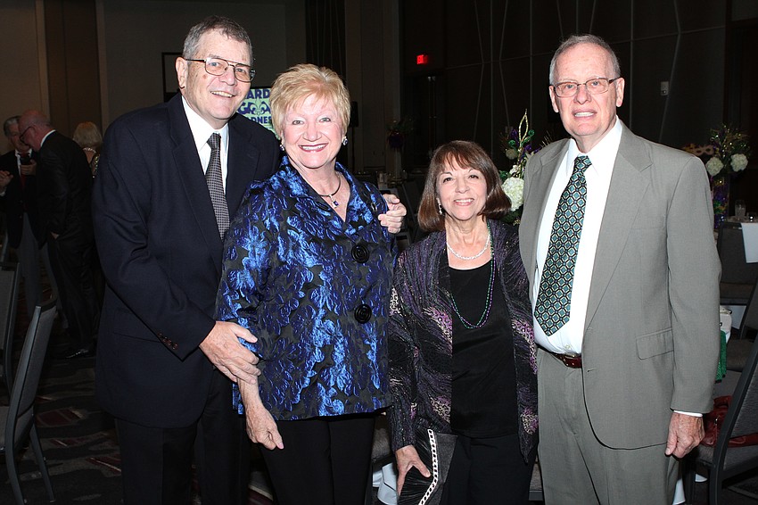 Tim and Irene Vincent with Vanda and Bob Soper