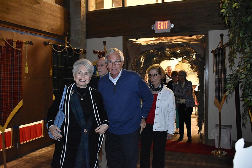 Joyce and Bill Wartinbee head into the event.
