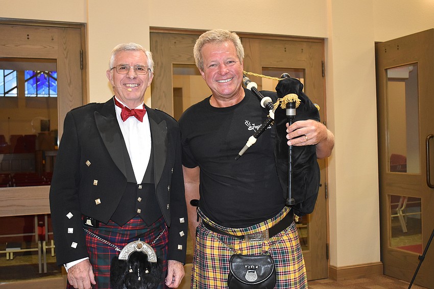 The Rev. Norman Pritchard and Gary Reinstrom