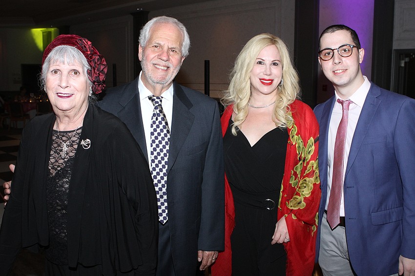 Honorees Sylvia and Irwin Pastor with Victoria and Andrew Lerman
