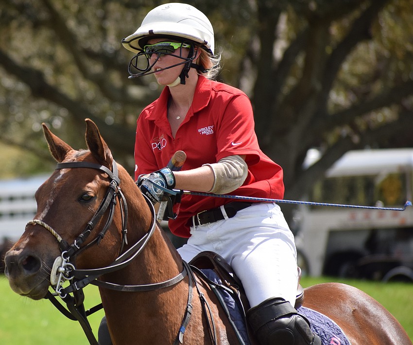 Hillcroft's Pippa Campbell went head-to-head against her dad, Stuart, several times during the match.