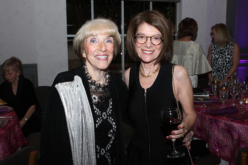 Doris Kaplan and Elaine Kaufman