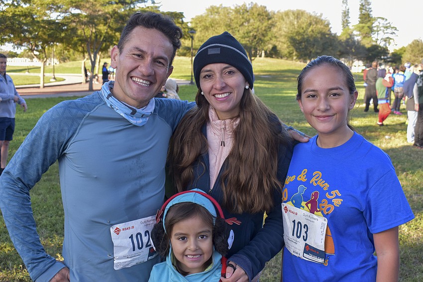 Rosberty Doaz, Victoria Rodriguez, 6, Jenny Rodriguez and Sara Rodriguez, 12