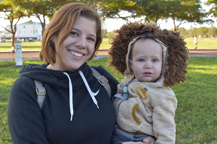 Samantha Miller, SMA photography teacher,  and Pax Miller, 9 months