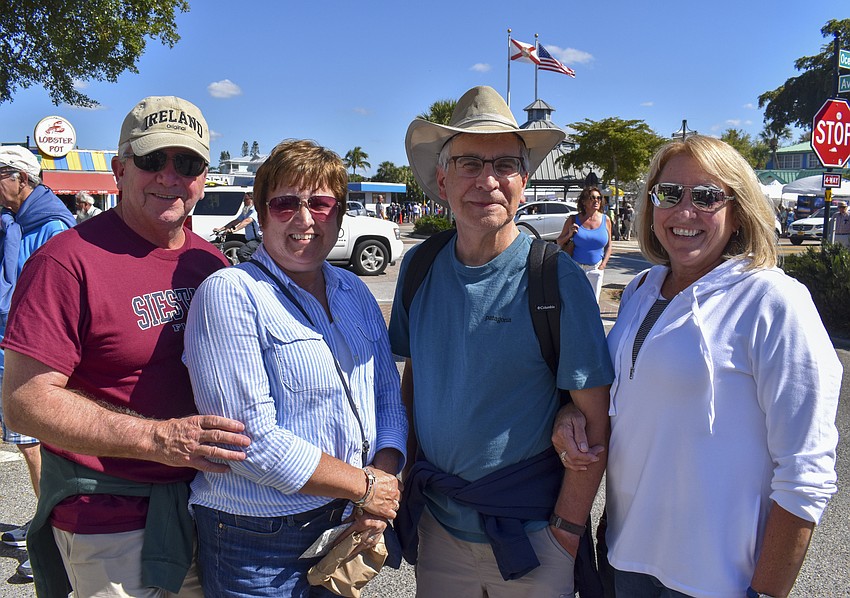 Art and Lisa Wilton with Matt and Debbie Edelman