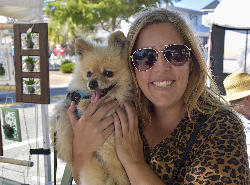 Deanna Makowski and her dog, Bodhi