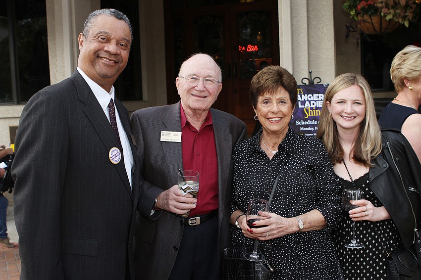 Judge Charles Williams with Robert, Bonny and Risa Israeloff