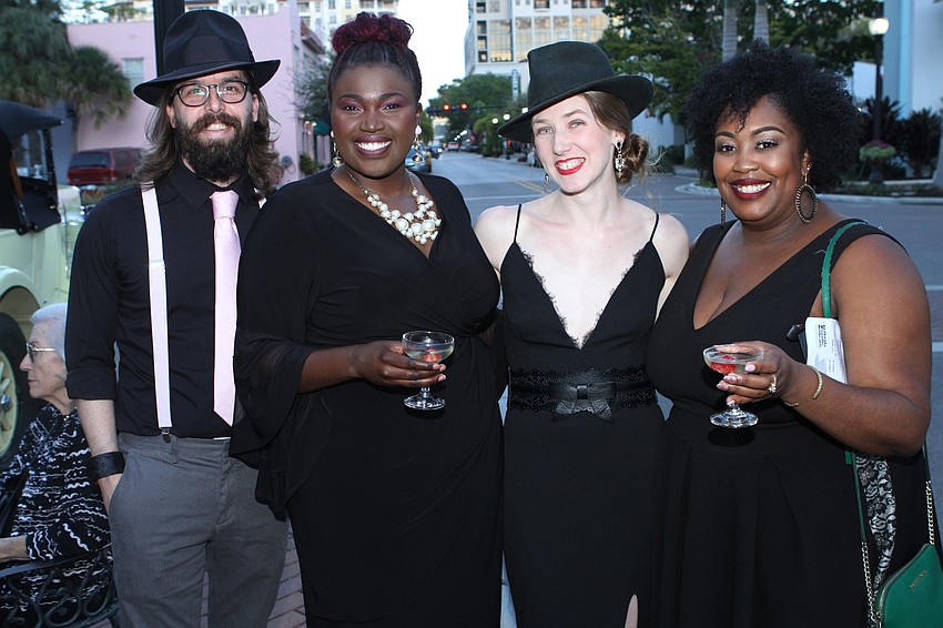 Phil Lederer, Simone Hicks, Sorcha Augustine and Ariel Blue