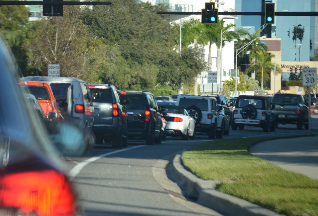 Congestion up and over the Ringling Bridge in the afternoons has been a common complaint among residents of the barrier islands.