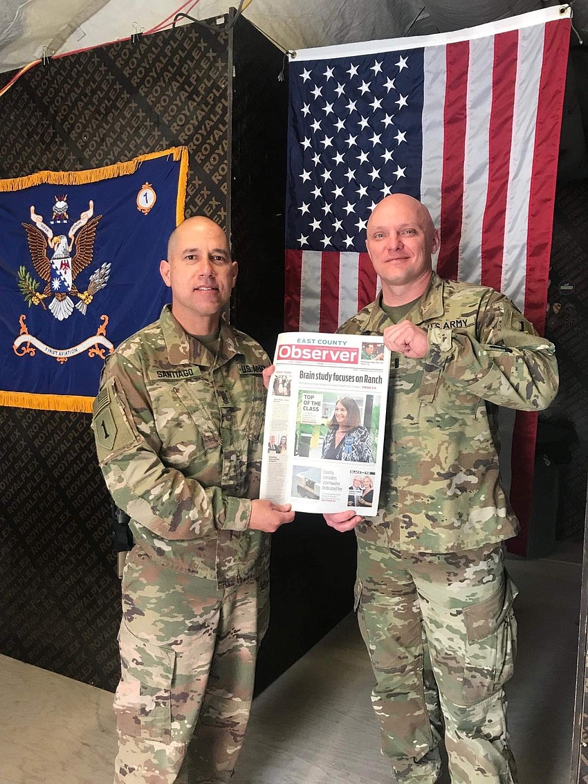 Iraq | CSM Neftali Santiago and 1LT Joshua Easto