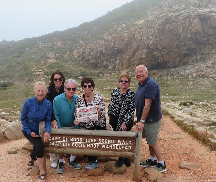 Cape of Good Hope in South Africa | Barbara, Kerry and Ken Gorman, Toni Giliberti, Silvana Nandin and Isaac Azerad