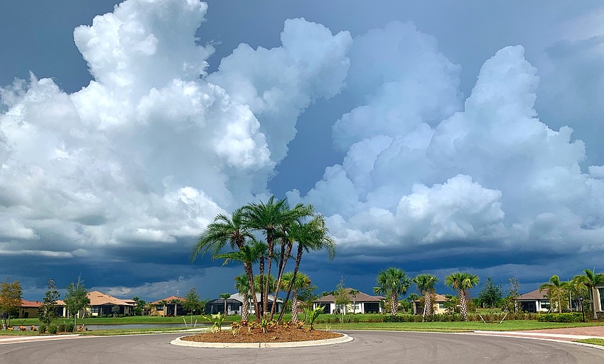This cloud formation was taken towards the east and taken at Del Webb at LWR | Sharon Piotrowski