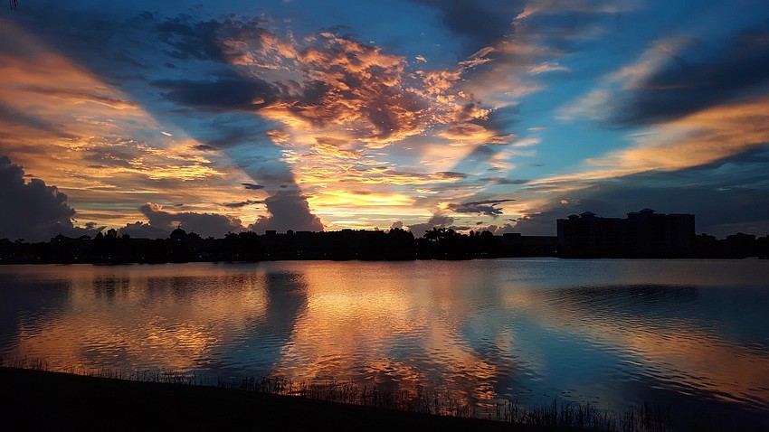 Glorious Sunset on Lake Uihlein | Linda Lehman
