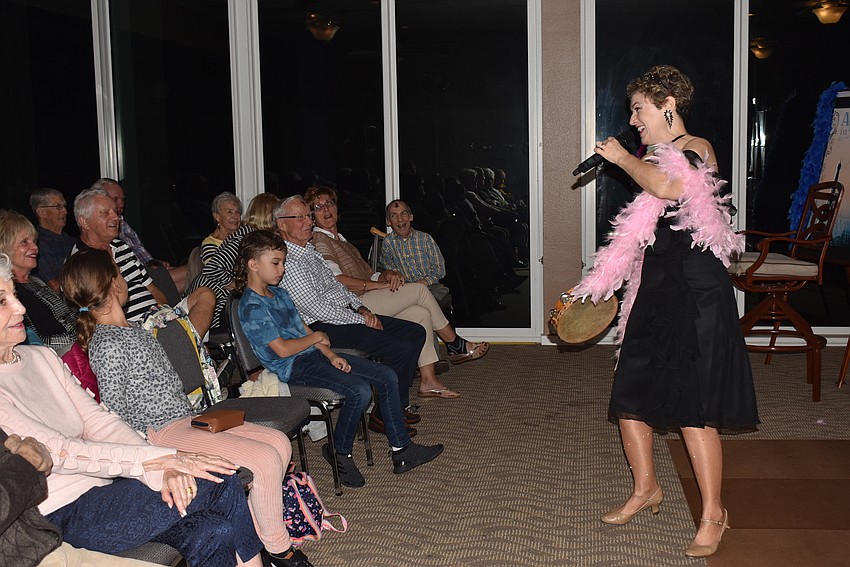 Scardelli made the whole room her stage.