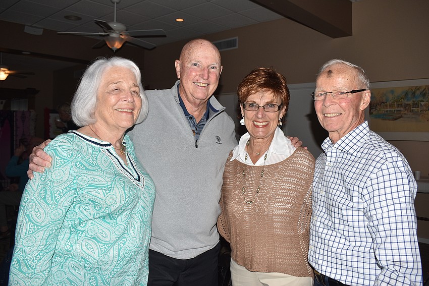 Ruth and Fred Miller with Irene and Richard Tansey