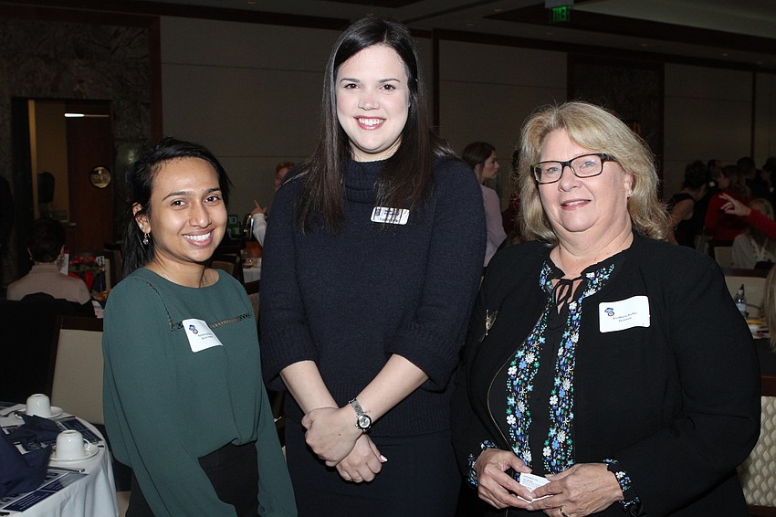Natasha Slevaraj, Kaitlin Yelle and AnnMarie Kuffer