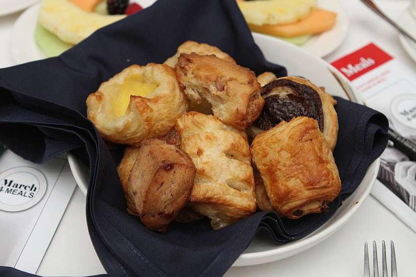 Guests enjoyed early morning treats.