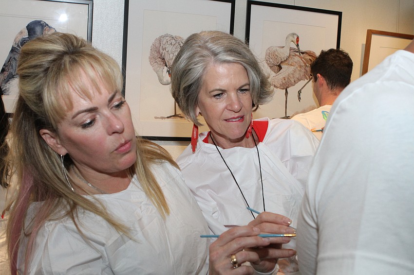 Susan Jones and Sally Schule kept focus.