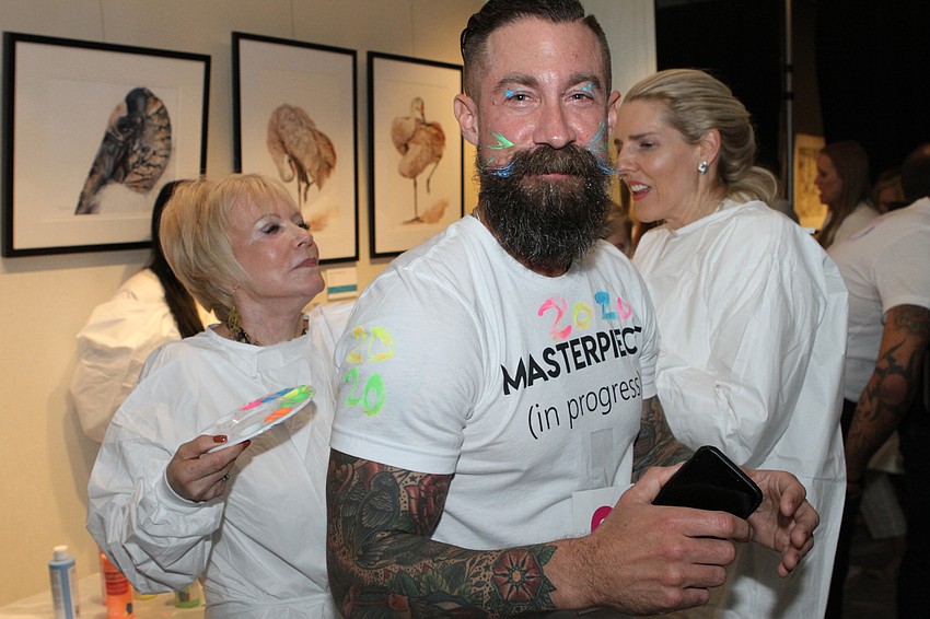 Dan Starostecki became the canvass.