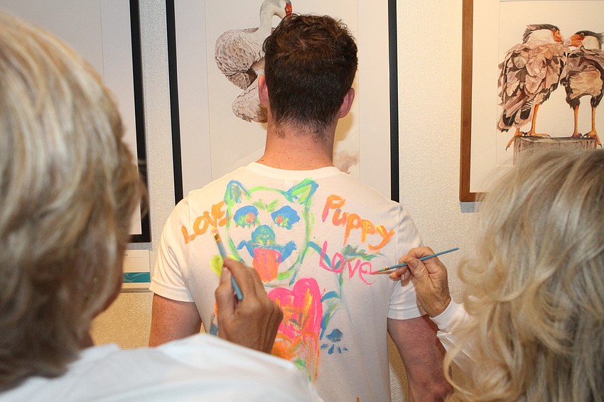 Each Hot Guy was painted on.