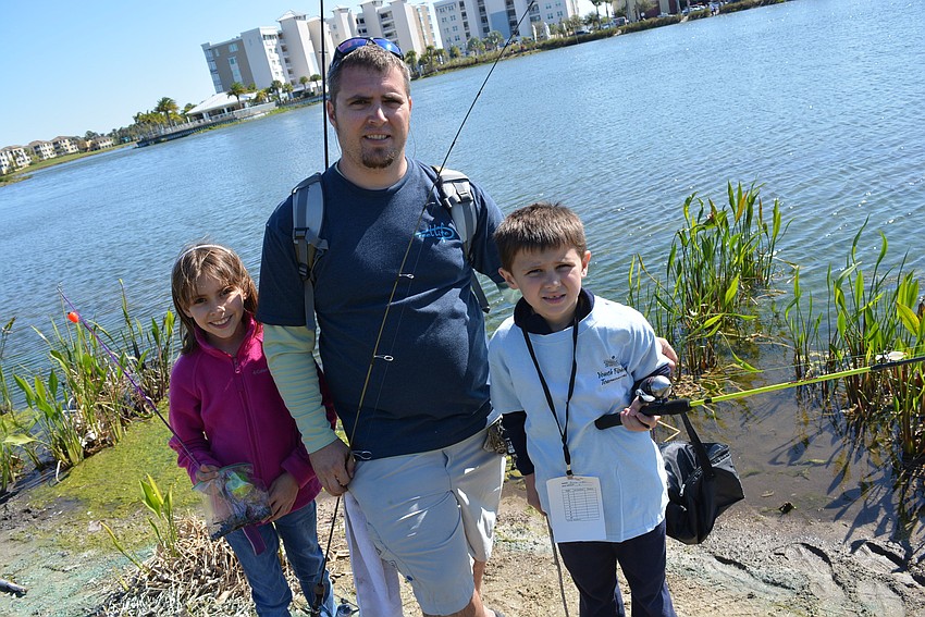 Alaina, Derek and Blaze Loyal, of Sarasota,  participated in the tournament for the first year.
