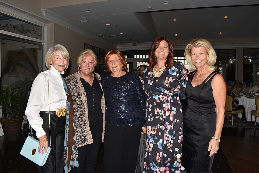 Sue Klauber with Carol, Ann Marie and Laurie Ann Marinaccio and Katie Moulton