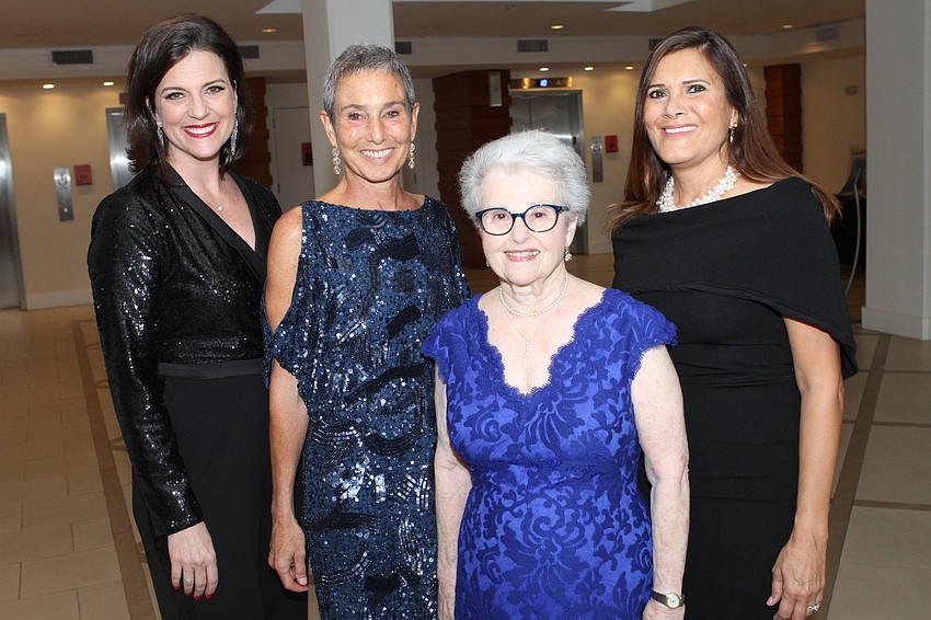 CEO Kameron Hodgens with co-Chairwomen Nelle Miller, Isabel Becker and Gail Welch