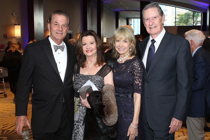 Bill and Debbie Partridge with Charlie Ann and Jim Syprett